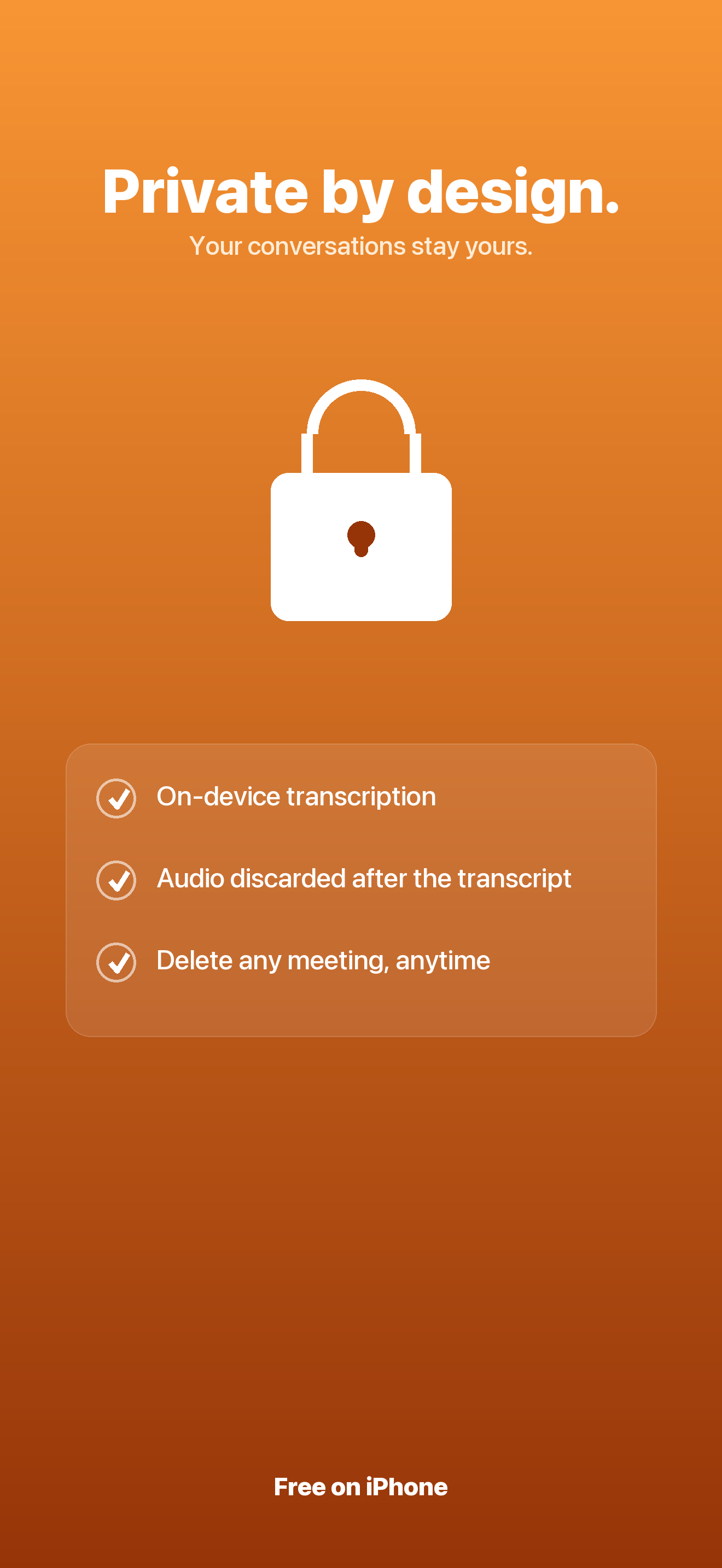 Declutter — privacy priming screen explaining permissions